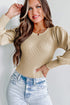 Ribbed Balloon Sleeve Bodysuit